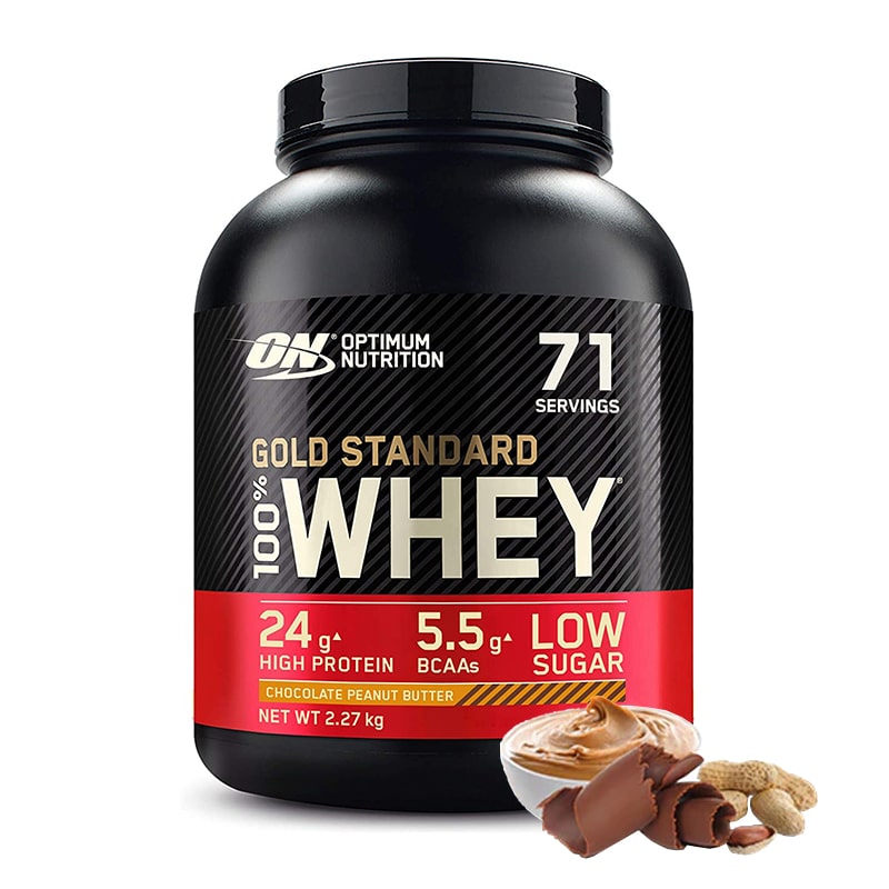 Optimum Nutrition - Gold Standard 100% Whey 2270g Chocolate Peanut Butter