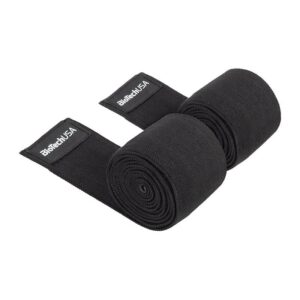 BioTech USA - Knee Wraps Black 200cm
