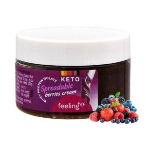 Feeling OK - CrĂšme Ă tartiner + Protein 250g Red Fruits