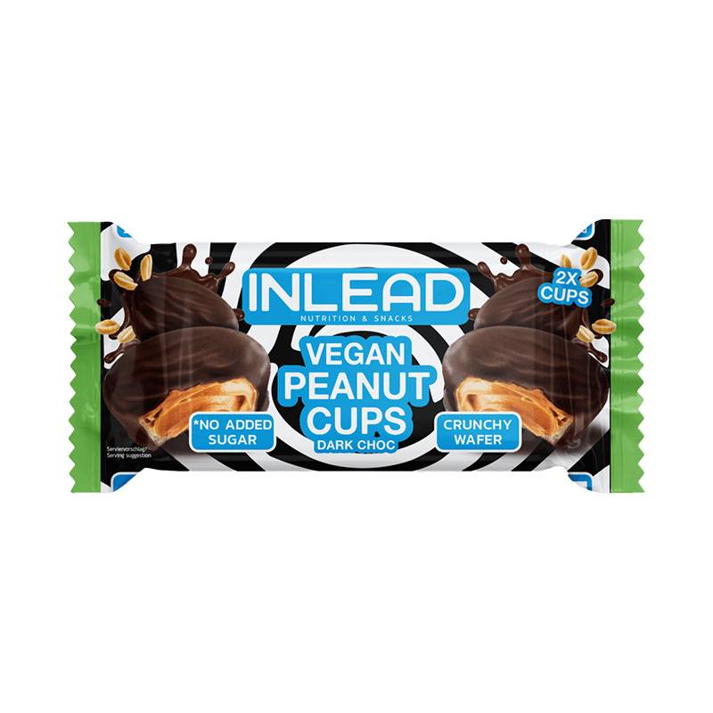 Inlead - Peanut Cups Vegan 50g Dark Chocolate