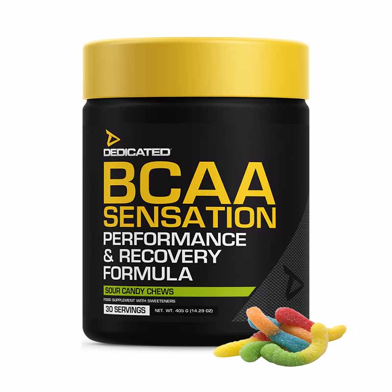 Dedicated Nutrition - BCAA 4:1:1 405g Sour Candy Chews