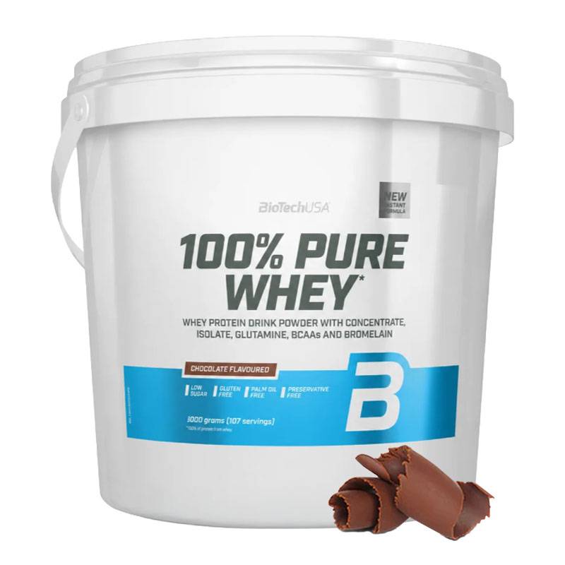 BioTech USA - 100% Pure Whey 3000g Chocolate