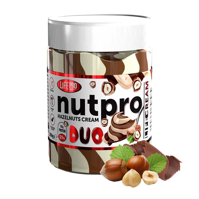 Life Pro - Protein Cream Nutpro Duo 250g Hazelnut Cream