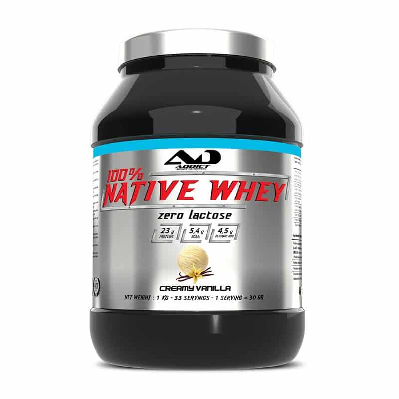 Addict Sport Nutrition - 100% Native Whey 1000g Vanilla