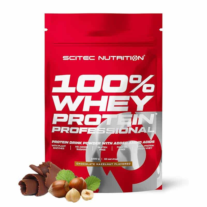 Scitec Nutrition - 100% Whey Protein Professional 1000g Chocolate Hazelnut