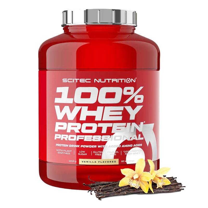 Scitec Nutrition - 100% Whey Protein Professional 1816g Vanilla