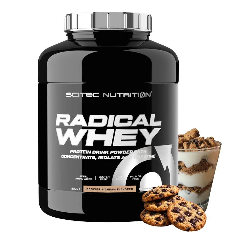 Scitec Nutrition - Radical Whey 2000g Cookies & Cream